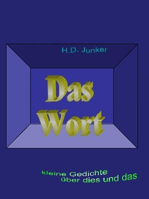 cover image of Das Wort